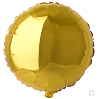 Ф Б/РИС 18" КРУГ Металлик Gold